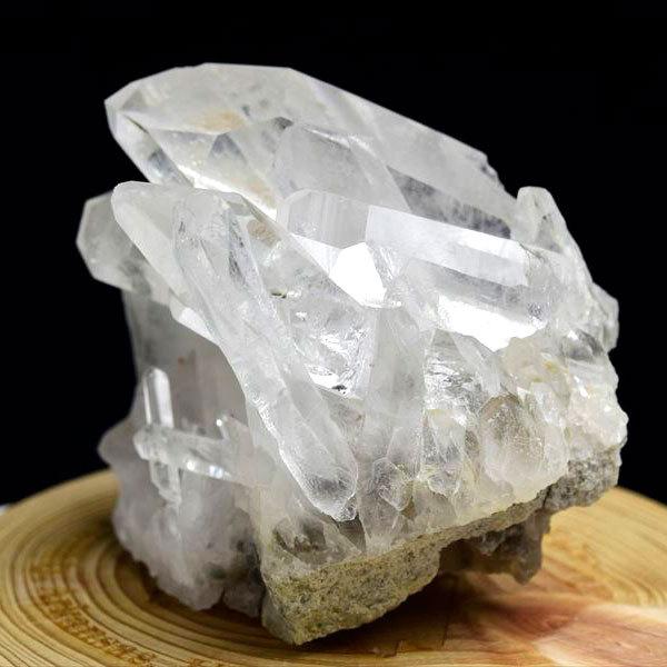 アーカンソー 水晶 （約285g） クラスター 原石 アメリカ アーカンソー州産 群晶 アーカンソー産 天然石 パワーストーン ブレスレット等の浄化に