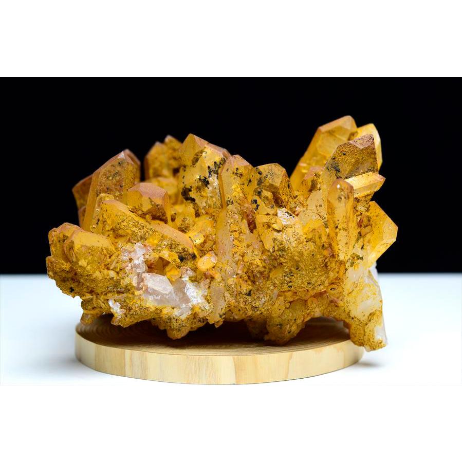 パワーストーン ゴールデンヒーラー クラスター アーカンソー産 新品未使用 アーカンソー州産ゴールデンヒーラークラスター（未加工原石、群