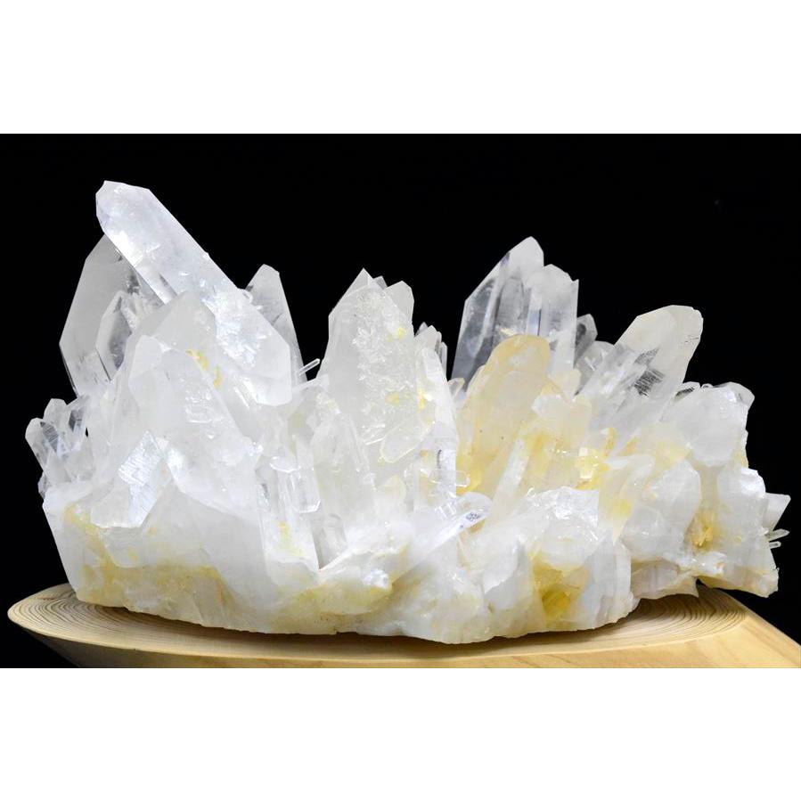 訳あり アーカンソー 水晶 クラスター 大きめサイズ (約5.8kg) 原石 アメリカ アーカンソー州産 アーカンソー産 クリスタルクラスター レインボー 群晶｜up-stone｜12