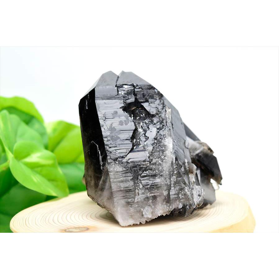 アーカンソー州産 黒水晶 スモーキークォーツ クラスター (約