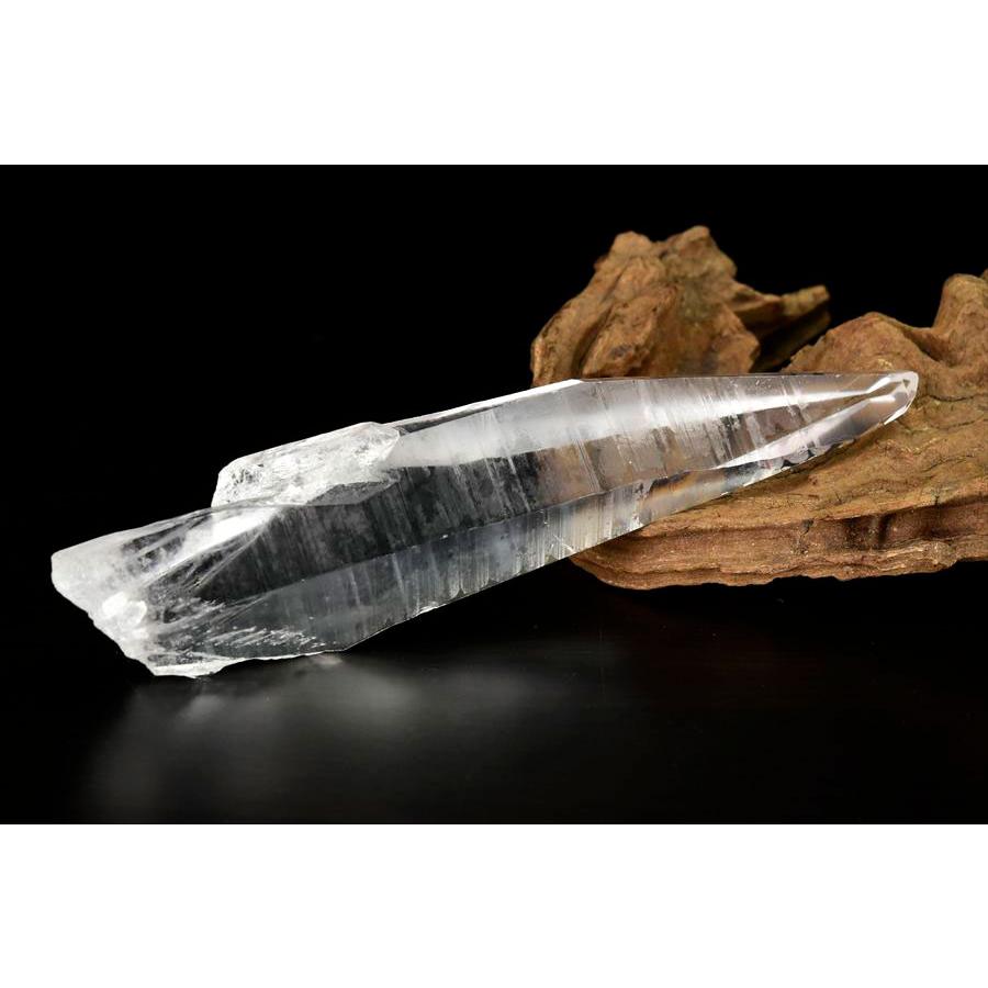 レムリアンシード クリスタル ポイント 約140.9g ブラジル バイーア州アレグレ産 水晶 単結晶 天然石 原石 シングルポイント |  | 02