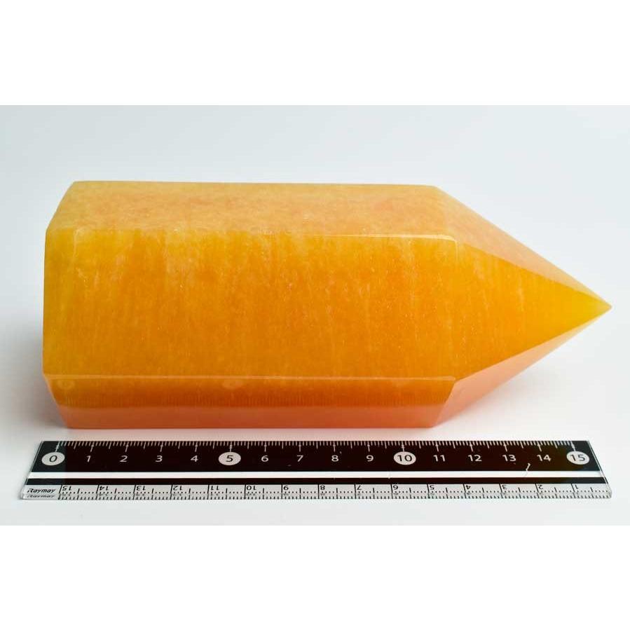 オレンジカルサイト 特大 ポイント 置物 【現物撮影】【メキシコ産