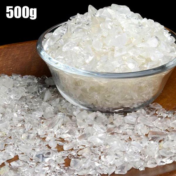 ヒマラヤ水晶 さざれ  (約500g) インド ヒマラヤ山脈産 水晶 天然石 原石  チップス さざれ石 ヒマラヤ 浄化 浄化用 | 