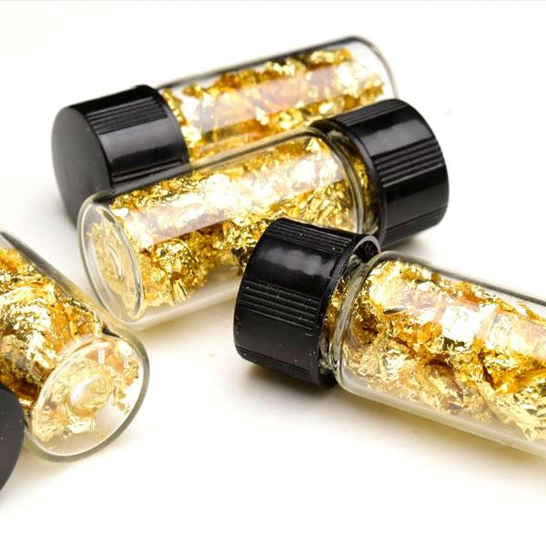 ゴールド入り ミニボトル 金箔入りボトル アメリカ産 【K22】GOLD ゴールドボトル | 