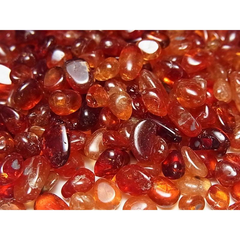 オレンジガーネット さざれ(約100g725円) オレンジガーネットさざれ 