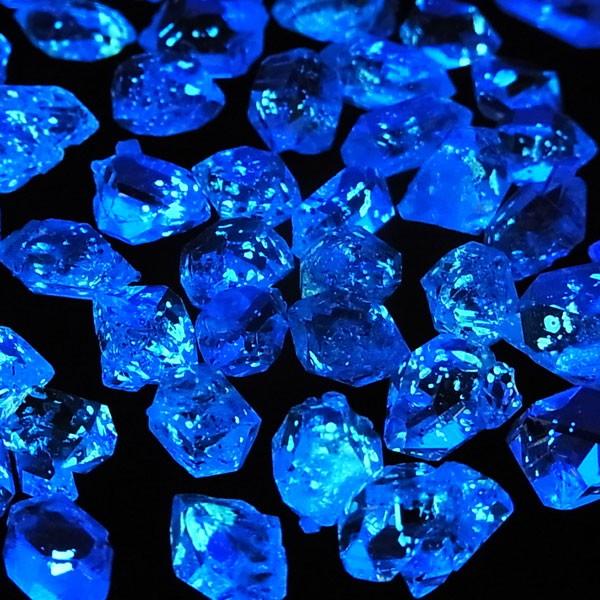 オイル入り 水晶 ミニ結晶 (約1.5g前後:種類お任せ) 蛍光 両剣水晶