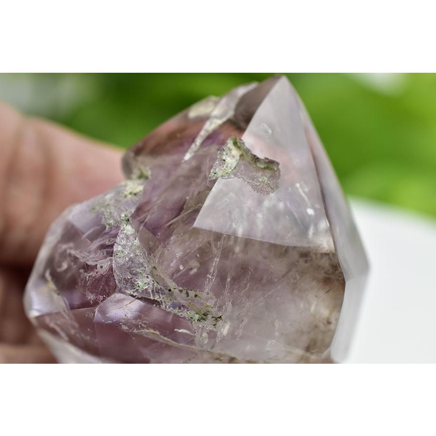極上品】スーパーセブンアメジストエレスチャル原石水晶天然石