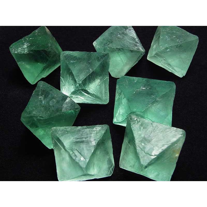 フローライト 八面体 まとめ売り フローライト 蛍光フローライト (Mサイズ) 八面体 (種類お任せ