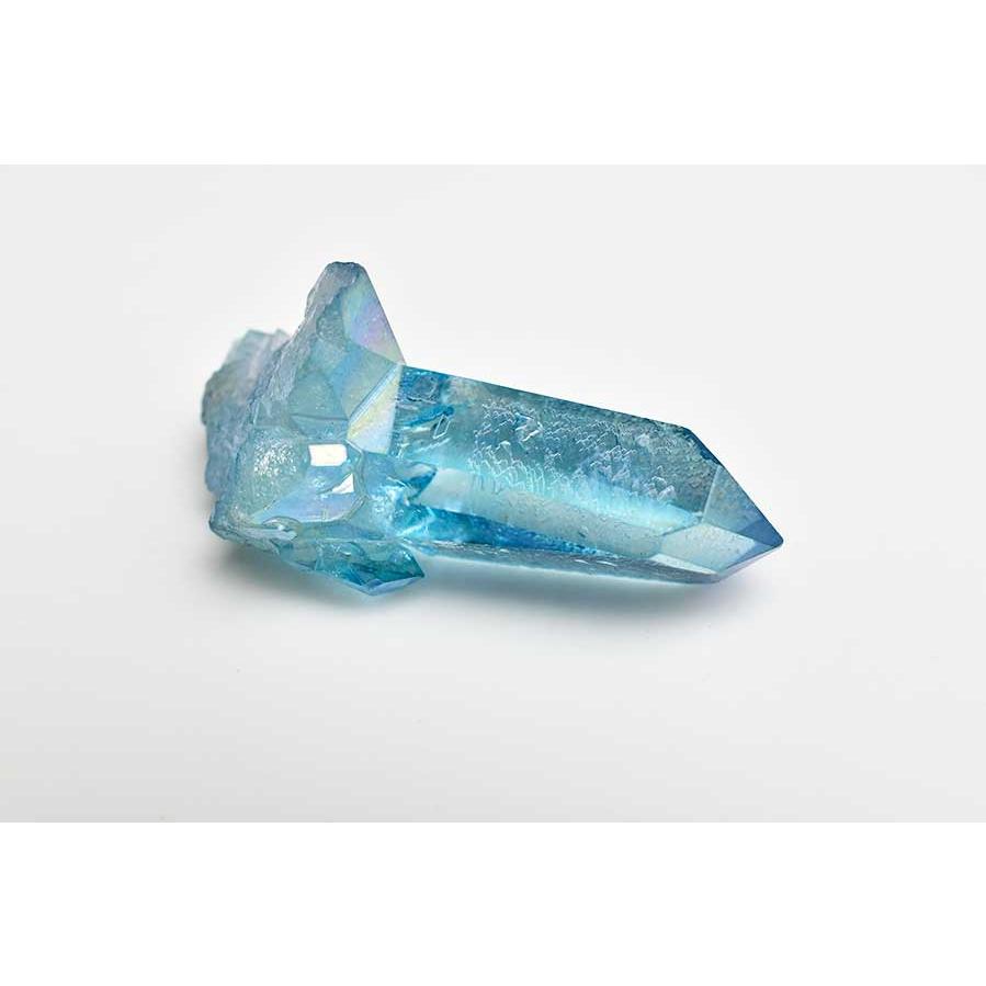 ミニチュアシュナウザー　クラッククォーツ　オーロラ水晶 オーロラクォーツ 95mm丸玉