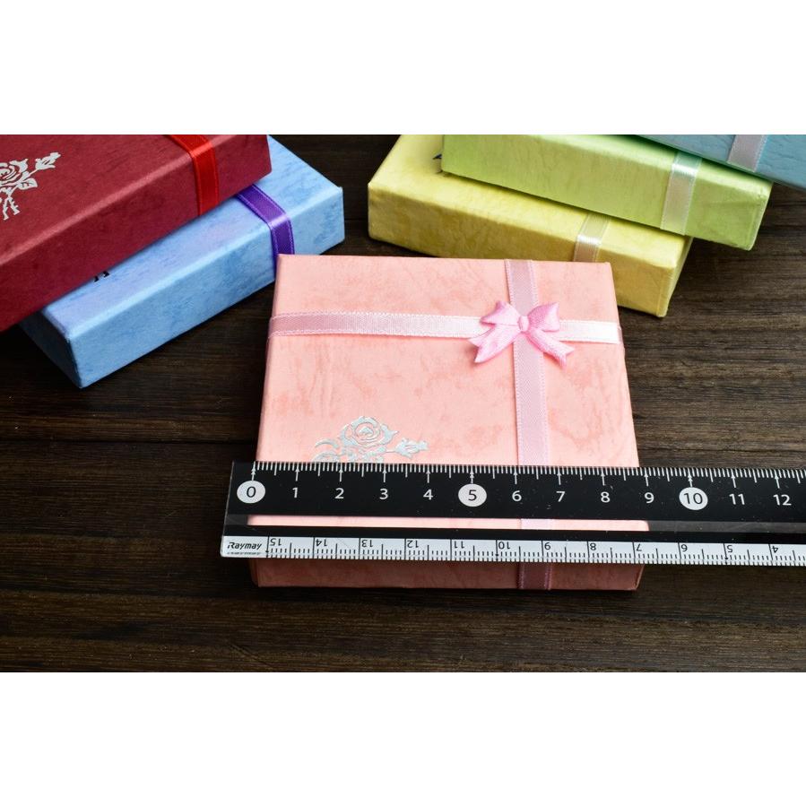 再入荷：ブレスレット用化粧箱 (6色セット) (約9cm×9cm) ギフト