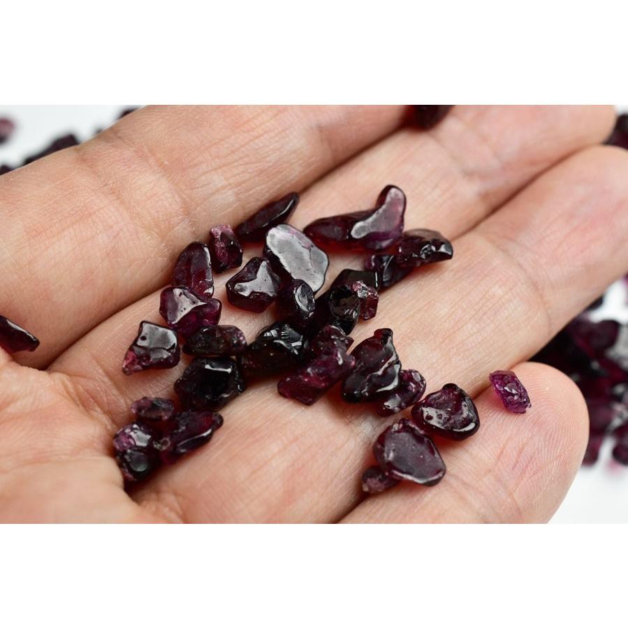 ガーネット 柘榴石 さざれ (たっぷり約5kgセット) インド オリッサ産