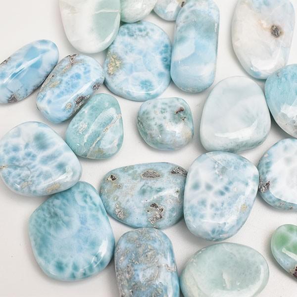 ラリマー (約100gセット) ブルーペクトライト タンブル ラリマール アソートセット さざれ 握り石 ポリッシュ 天然石 パワーストーン