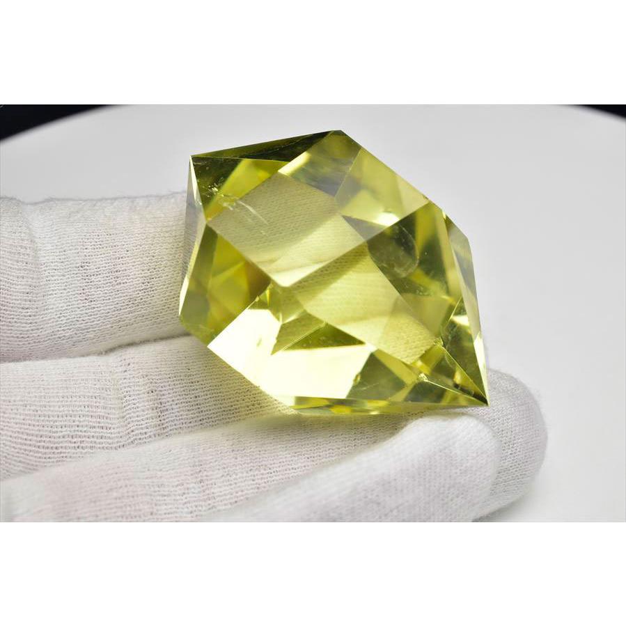 シトリン ダブルポイント 両剣黄水晶 ブラジル産 非加熱 天然 11月