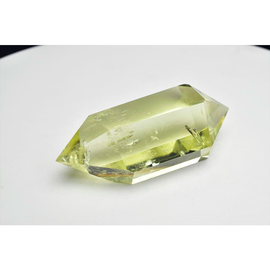 シトリン ダブルポイント 両剣黄水晶 ブラジル産 非加熱 天然 11月