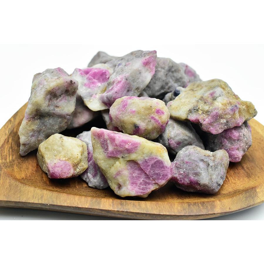 蛍光鉱物 ルビーインフェルドスパー (約200gセット) ルビー長石 インド