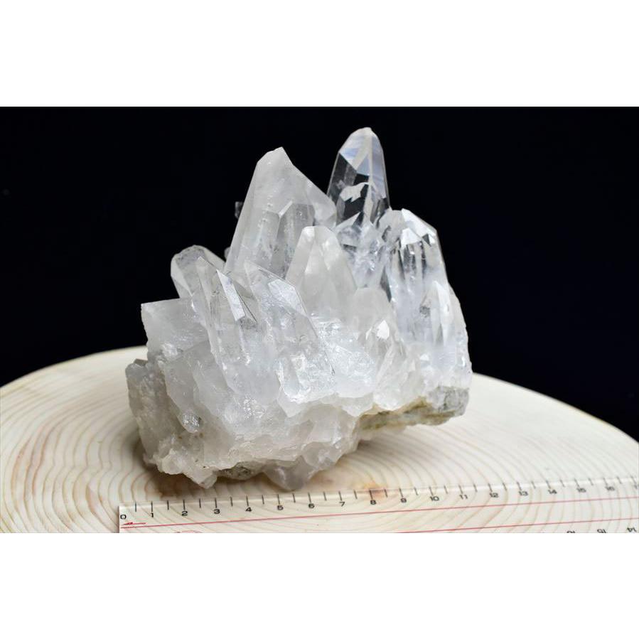 水晶 クラスター 原石 (約768g) ブラジル ミナスジェライス州 カブラル