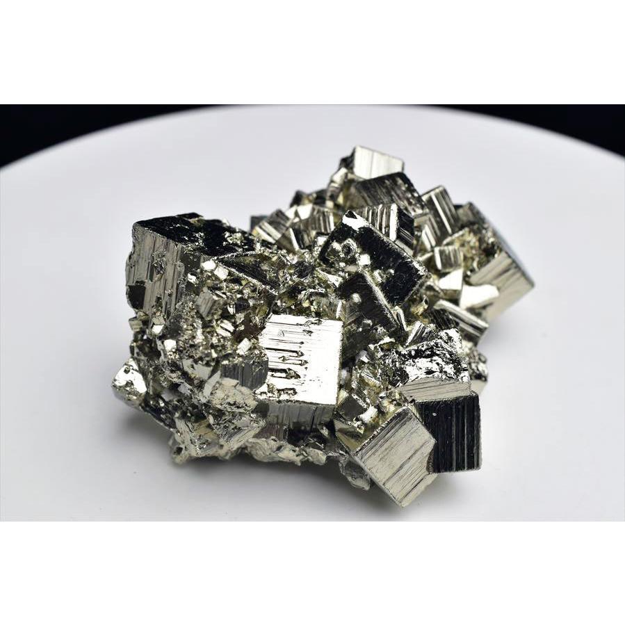 パイライト 黄鉄鉱 (約236g) クラスター 原石 ペルー ラクラカンチャ