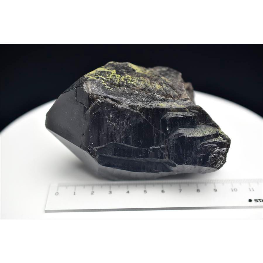 黒水晶 モリオン (約524g) クラスター 原石 中国 山東省産 単結晶