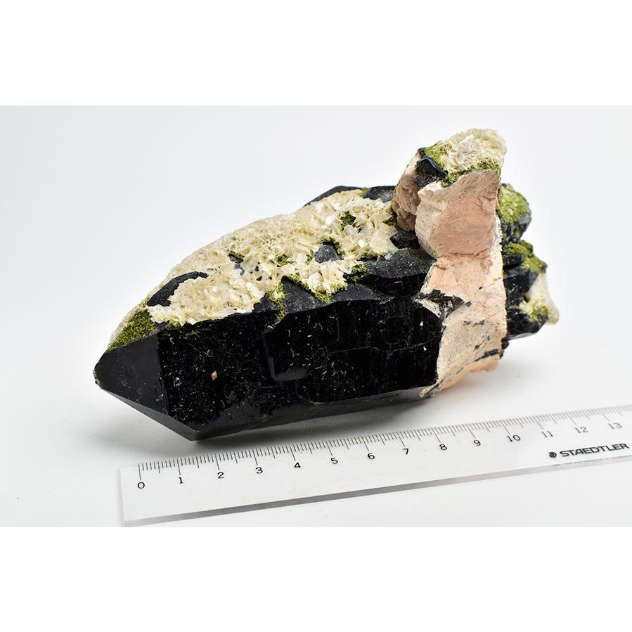 黒水晶 モリオン (約575.5g) クラスター 原石 中国 山東省産 単