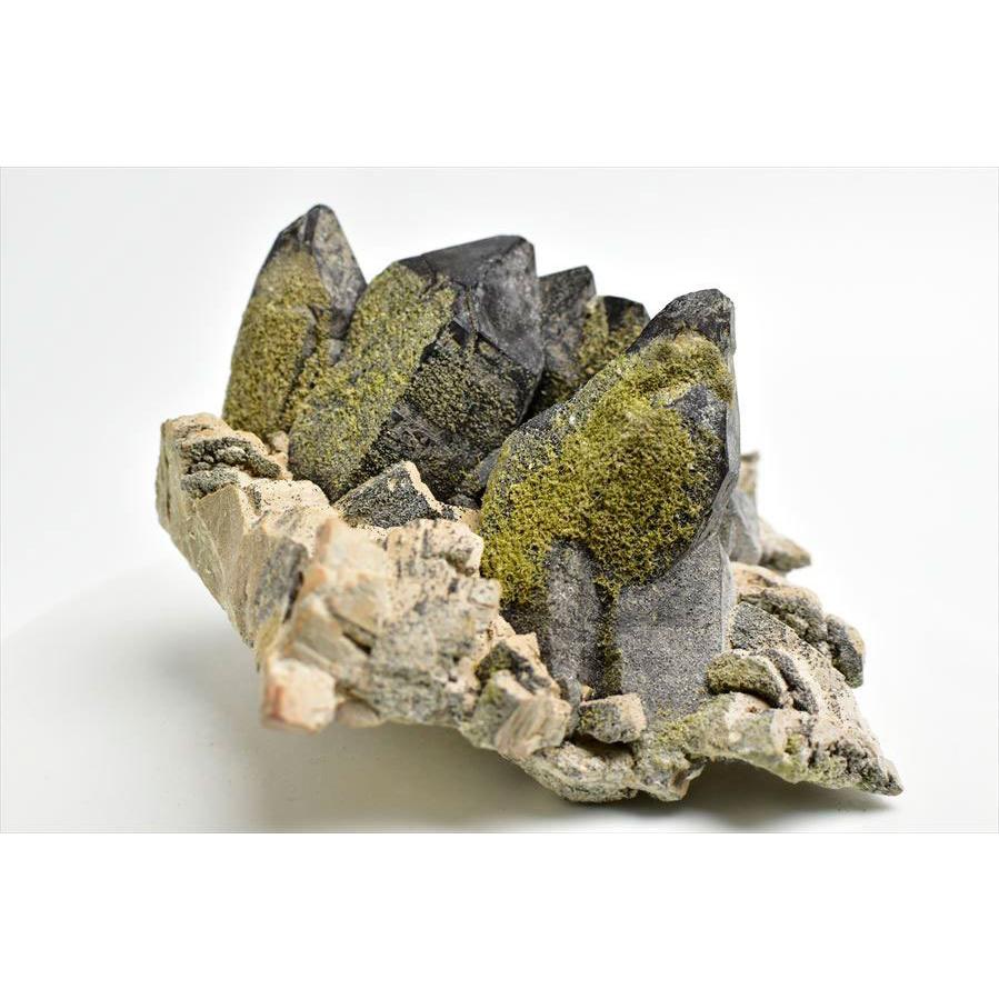 希少！山東省産 モリオンクラスター ☆ 魔除け、邪気祓い ☆ 自立 希少