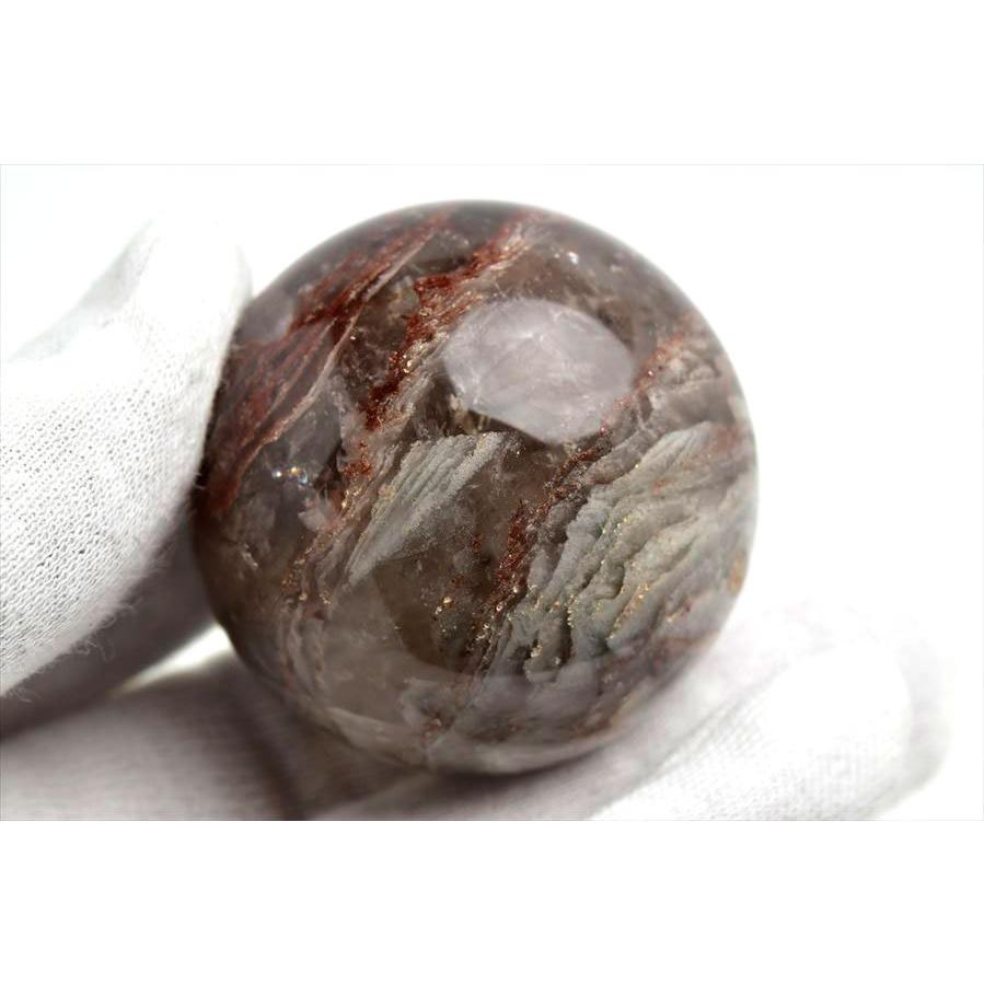 ガーデンクォーツ 丸玉 (約41.4mm珠) スフィア 庭園水晶 ブラジル産 千