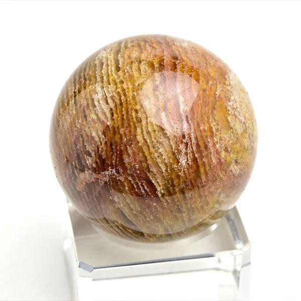ガーデンクォーツ 丸玉 (約40.3mm珠) スフィア 庭園水晶 ブラジル産 千