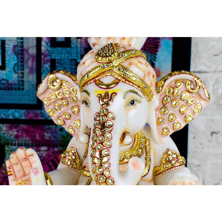第一ネット 豪華絢爛 約9 68kg 置物 ガネーシャ 大理石 エクストラホワイト 置物 ガネーシャ フルオーダー品 特級品 守り神 魔除け 商売繁盛 彫刻置物 ホワイト マーブル 大理石 天然石 最高級エクストラホワイト大理石 インテリア雑貨 Www Solidarite Numerique Fr