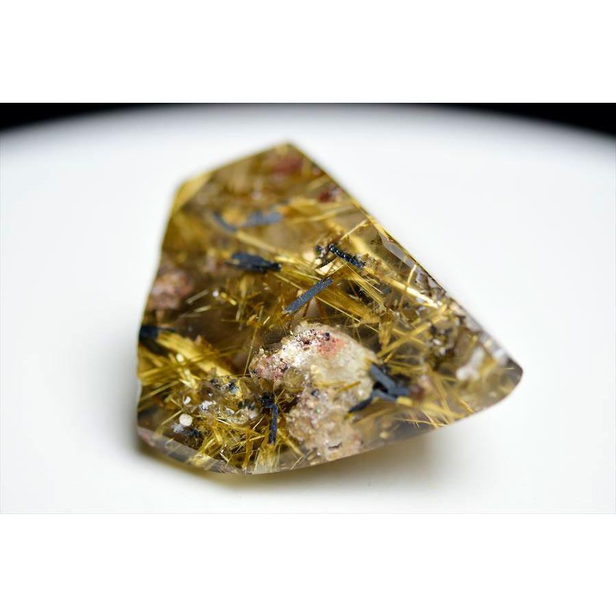 ゴールドルチルクォーツ (約77.5g) AAAAA タイチンルチル 不定形