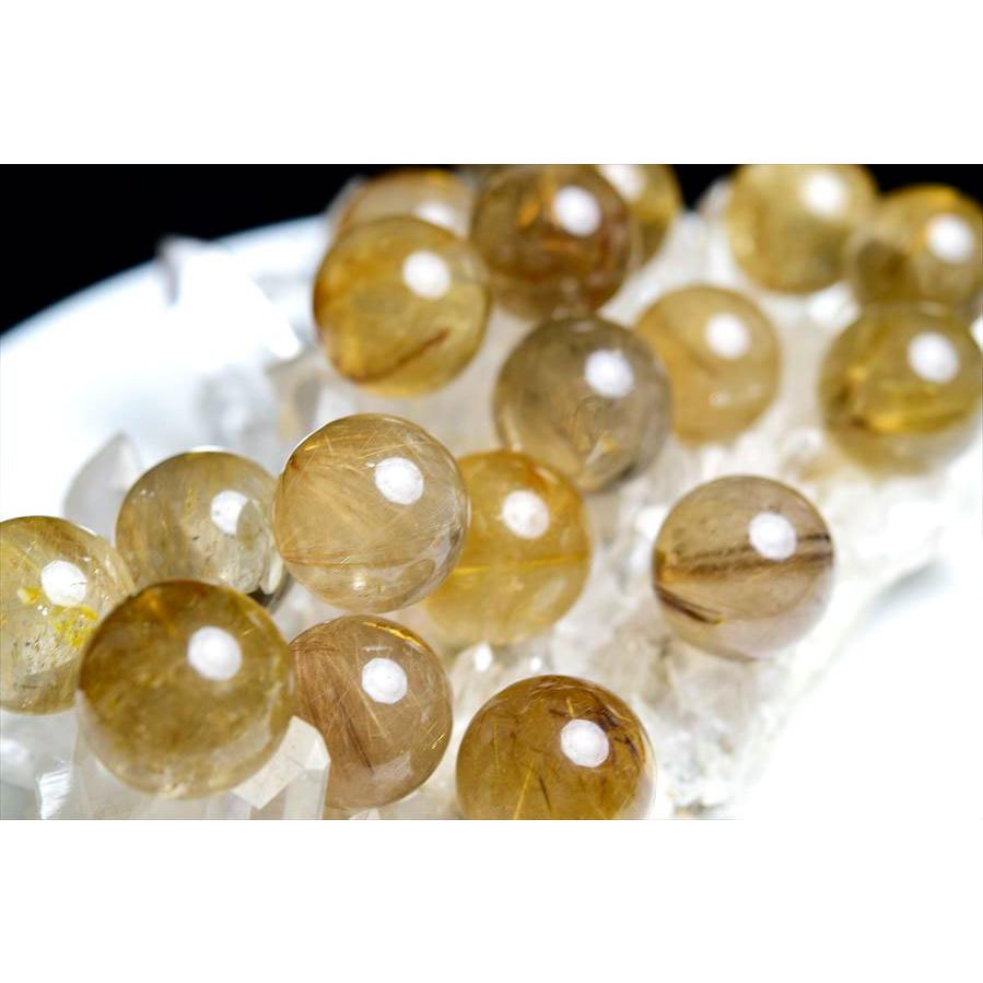 【キット】天然石タイチンルチルクォーツのスフィアNO.092517 タイチン ルチルクォーツルチル 水晶 丸玉 スフィア 40mm 一点物