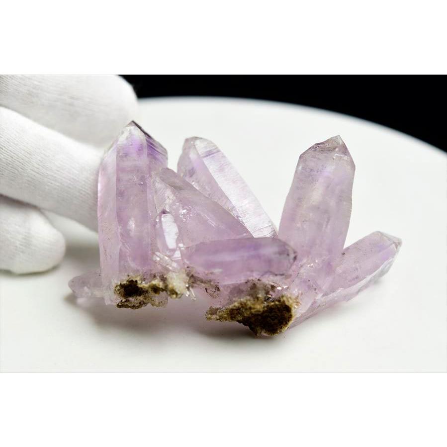 アメジスト 単結晶 ポイント (約91.6g) 迫力の大きめサイズ クラスター  