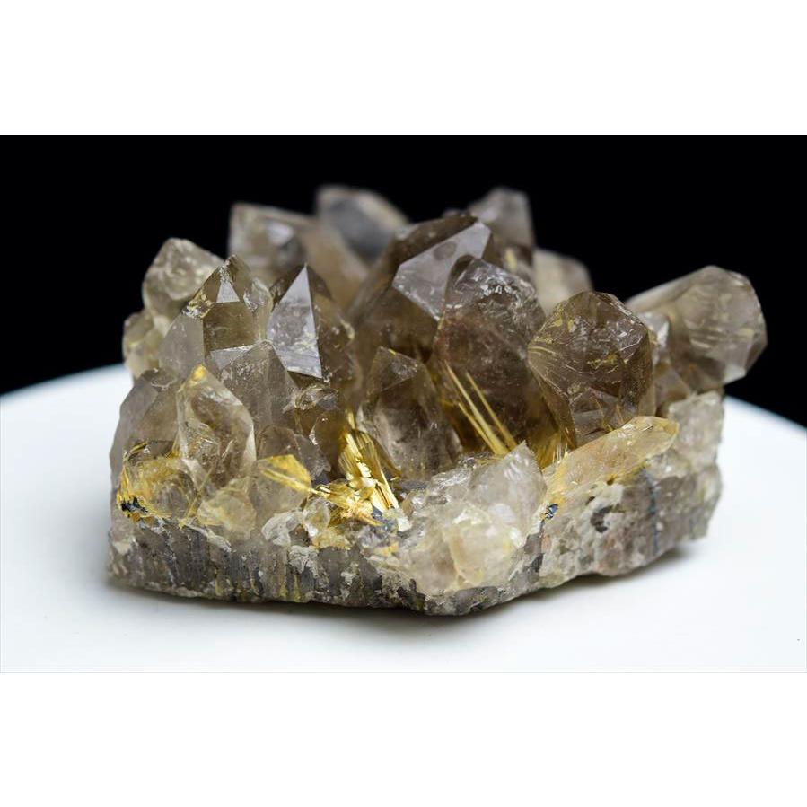 ゴールドルチルクォーツ AAAAA (約716g) クラスター 原石 100