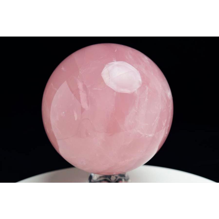 ローズクォーツ (約90mm珠) スターローズクォーツ 丸玉 スフィア