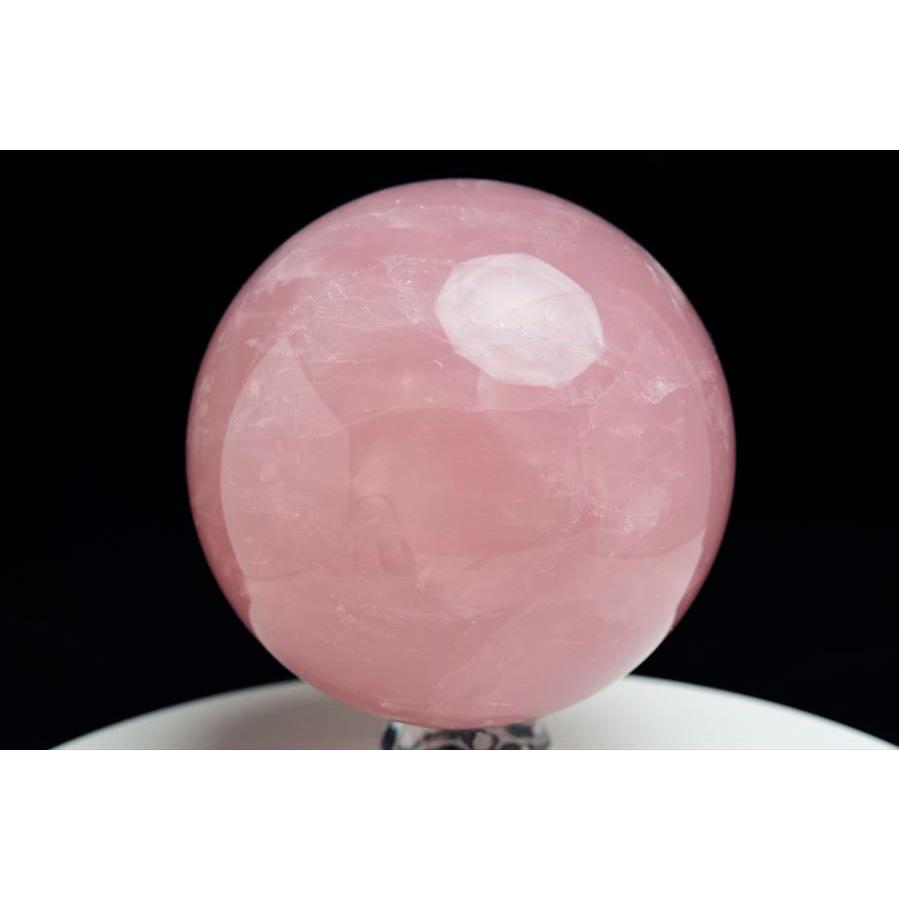 ローズクォーツ (約90mm珠) スターローズクォーツ 丸玉 スフィア