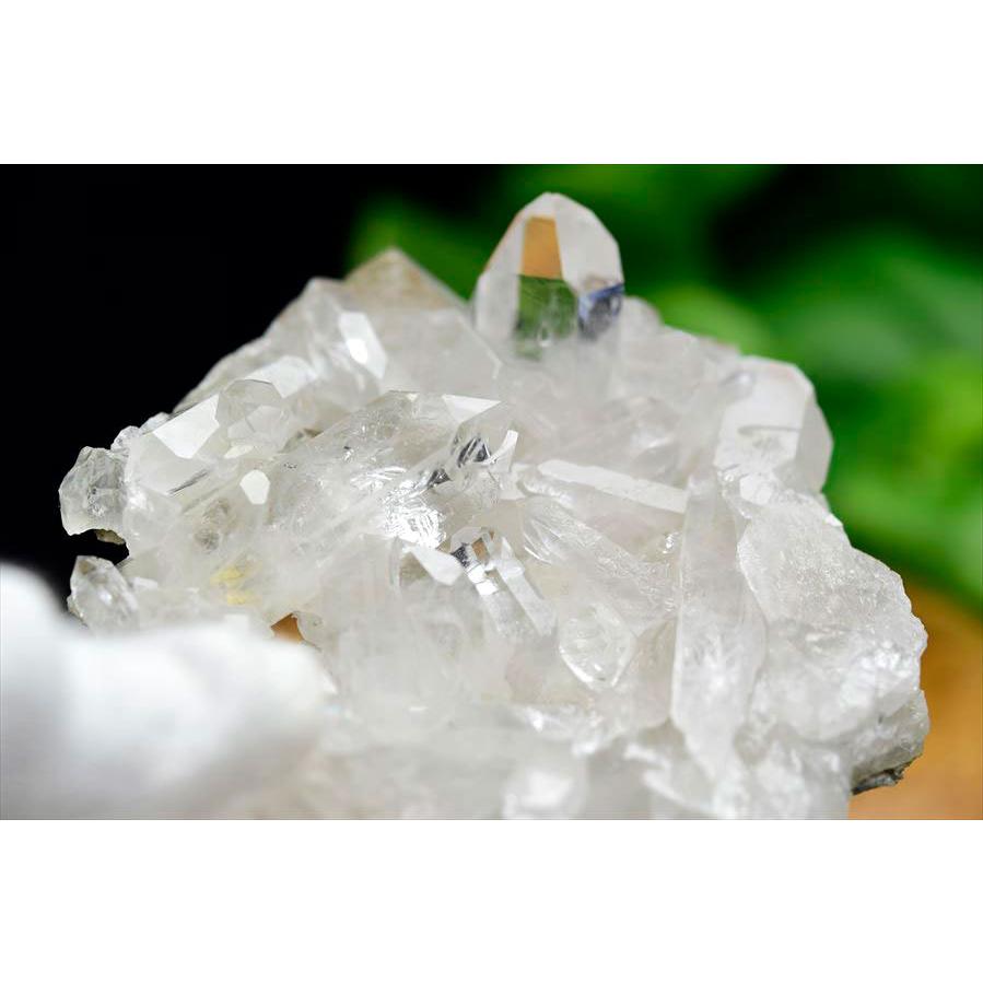 天然 水晶 丸玉 (約43mm珠) スフィア コリント産水晶クラスター台座付 