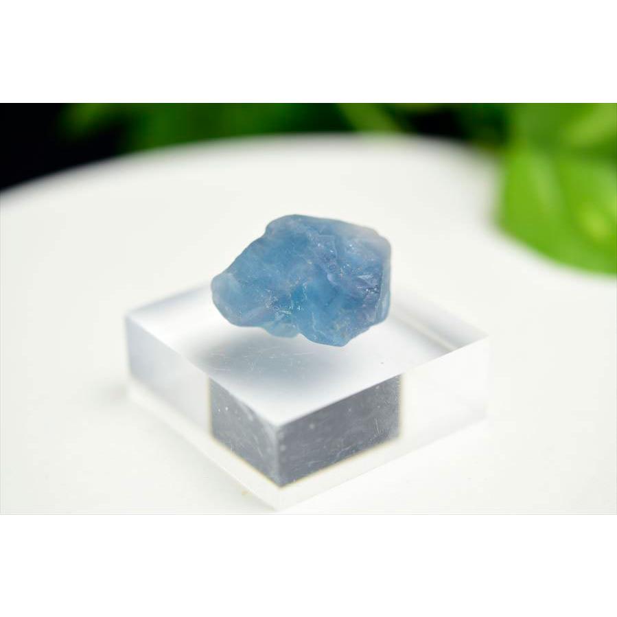 ブルーフローライト ラフ原石 (約14.2g) アフガニスタン産