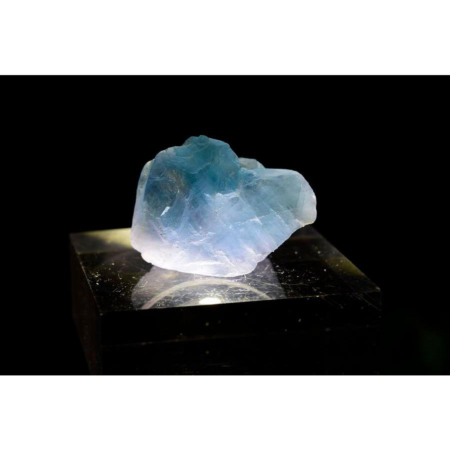 ブルーフローライト ラフ原石 (約14.2g) アフガニスタン産