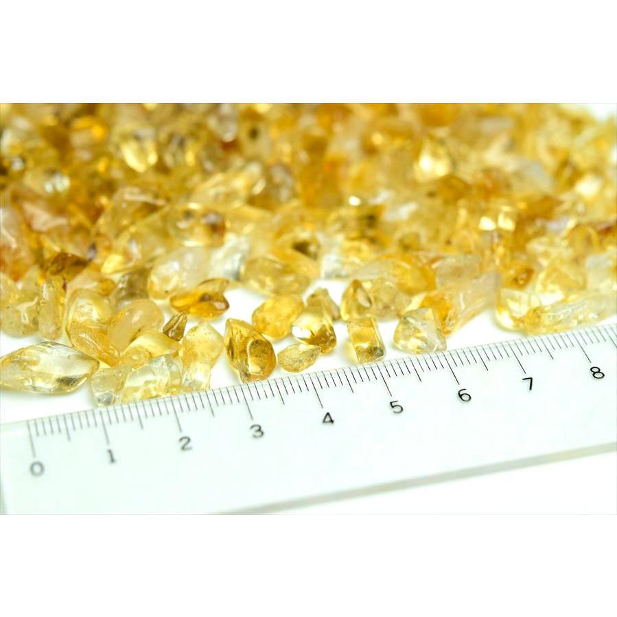 天然 非加熱 シトリン 黄水晶 さざれ (約100g) 個数限定 シトリン