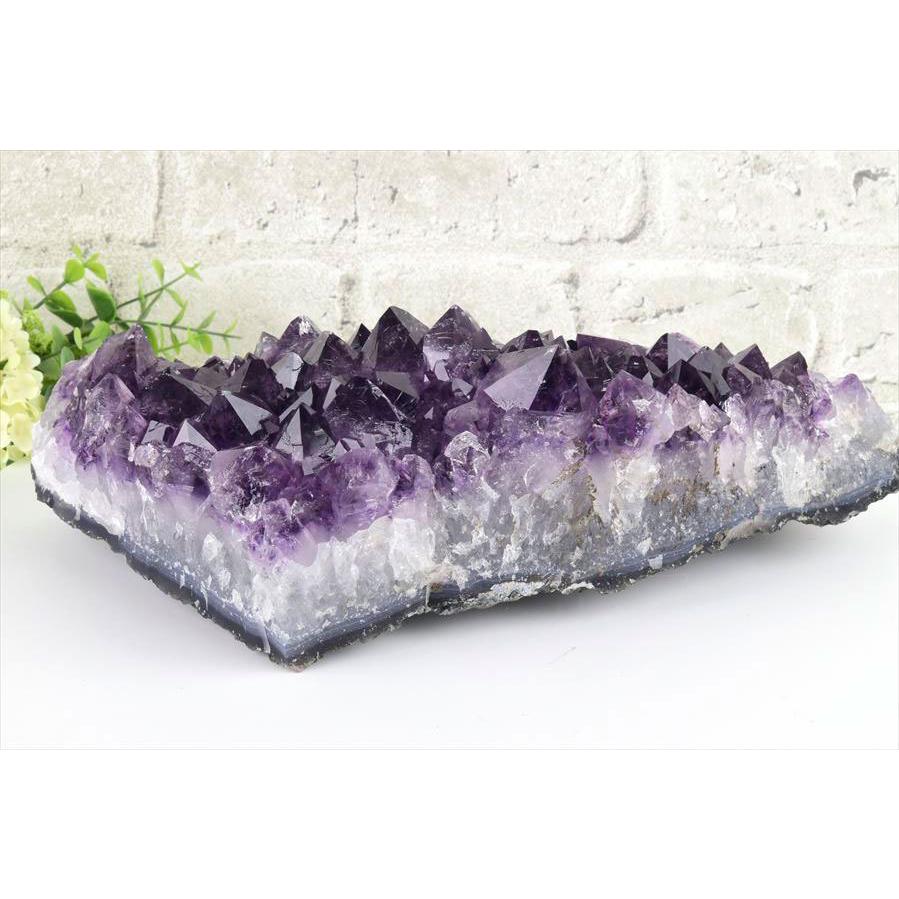 アメジスト 特大 クラスター (約4.6kg) 原石 ブラジル リオグランデドスル アメティスタドスル産 紫水晶 ブラジル産 原石 天然石