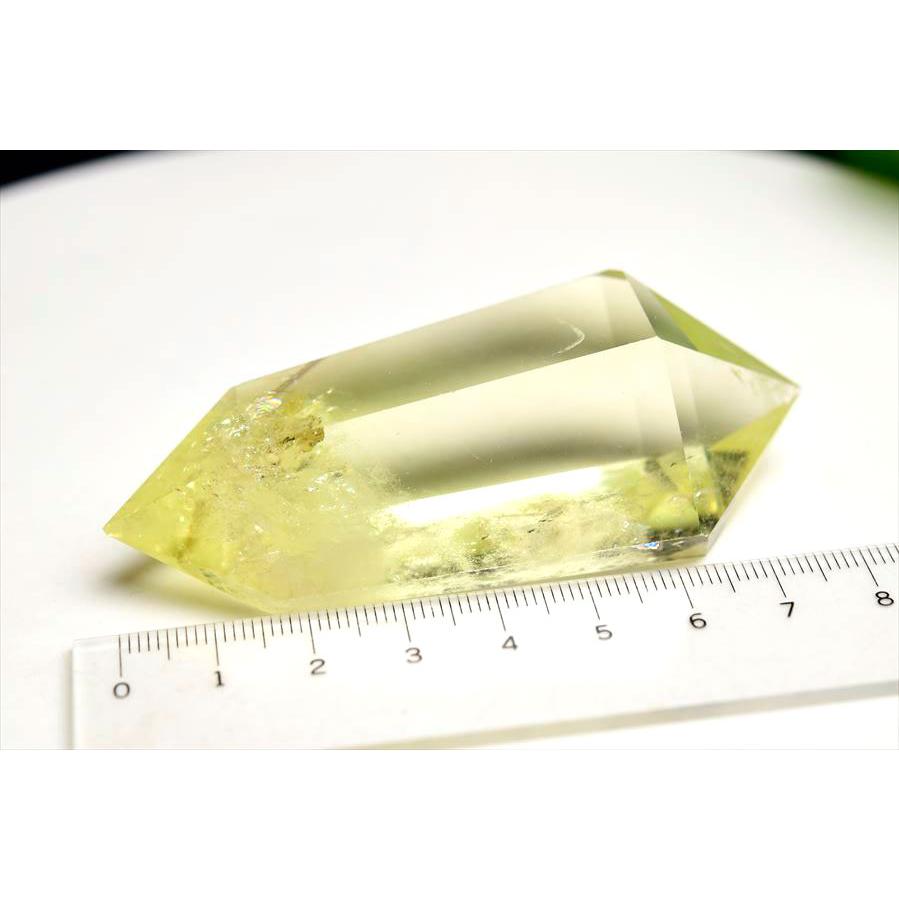 シトリン ダブルポイント (約72.2g) 両剣黄水晶 非加熱 天然 ブラジル