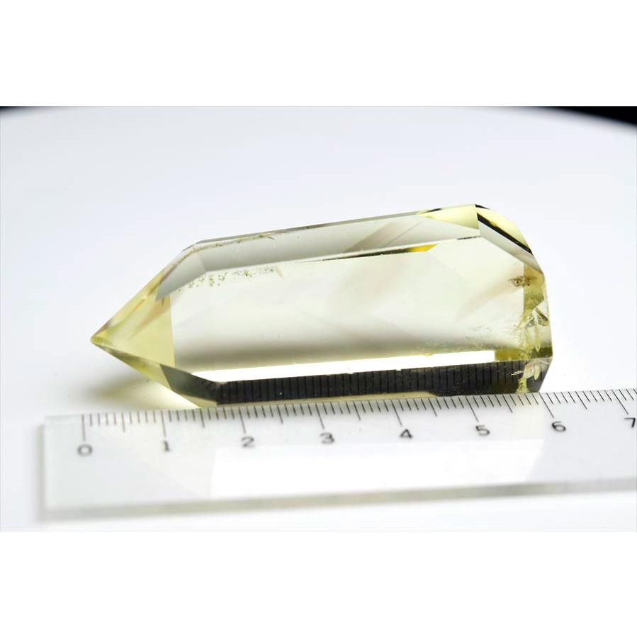 シトリン ポイント 六角柱 ブラジル産 非加熱 天然 11月誕生石 黄水晶