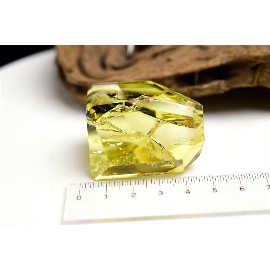 虹入り シトリン 不定形タンブル 黄水晶 ブラジル産 レインボー