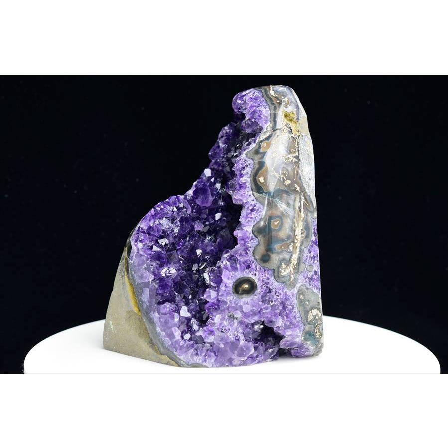 濃紫 照り抜群】 ウルグアイ産 アメジスト クラスター Artigas産 原石