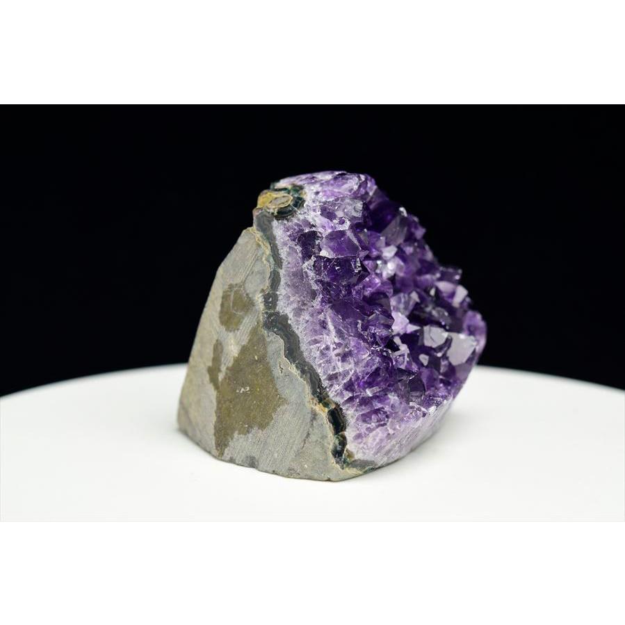 アメジスト クラスター (約316.5g) カットベース 原石 ウルグアイ