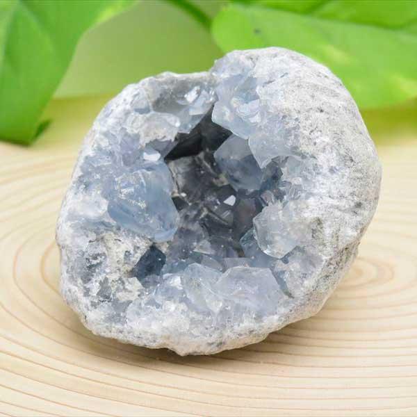 セレスタイト 天青石 クラスター (約214.3g) 原石 マダガスカル産 群晶