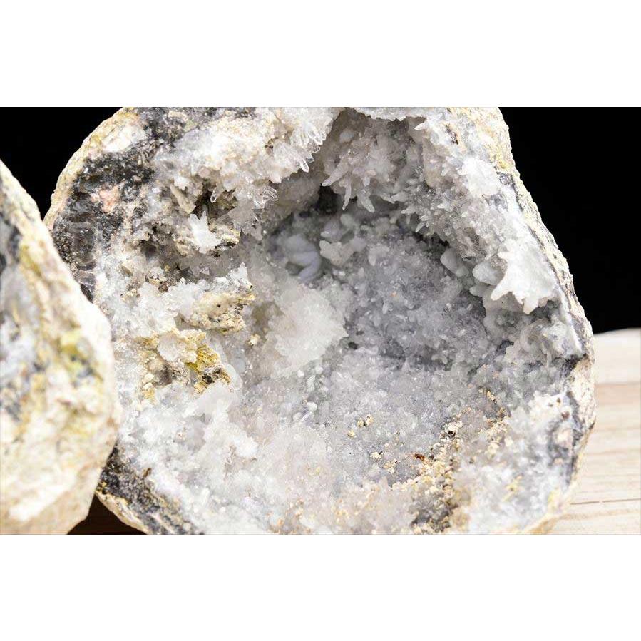 蛍光ジオード トランカスジオード 晶洞 蛍光 現物画像 約2760g メキシコ産ジオード 水晶 Trancas geode ジオードクラッキング 原石 割れてるジオード_2