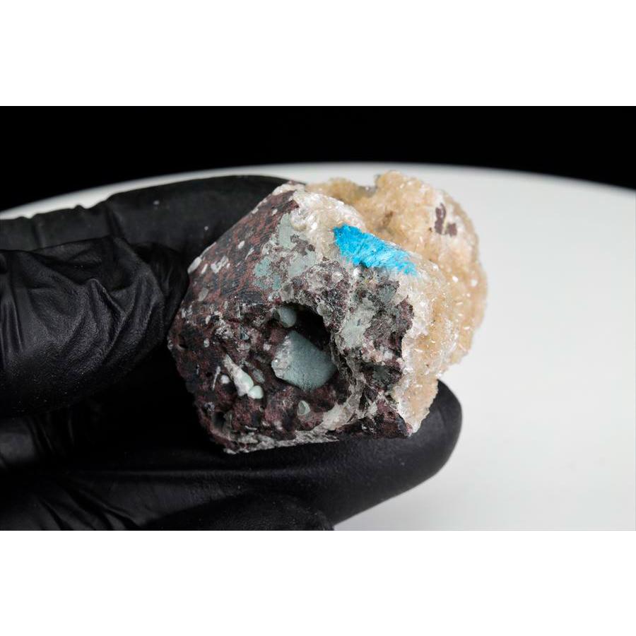 カバンサイト カバンシ石 結晶 原石 母岩付き (約50.5g) インド プーナ