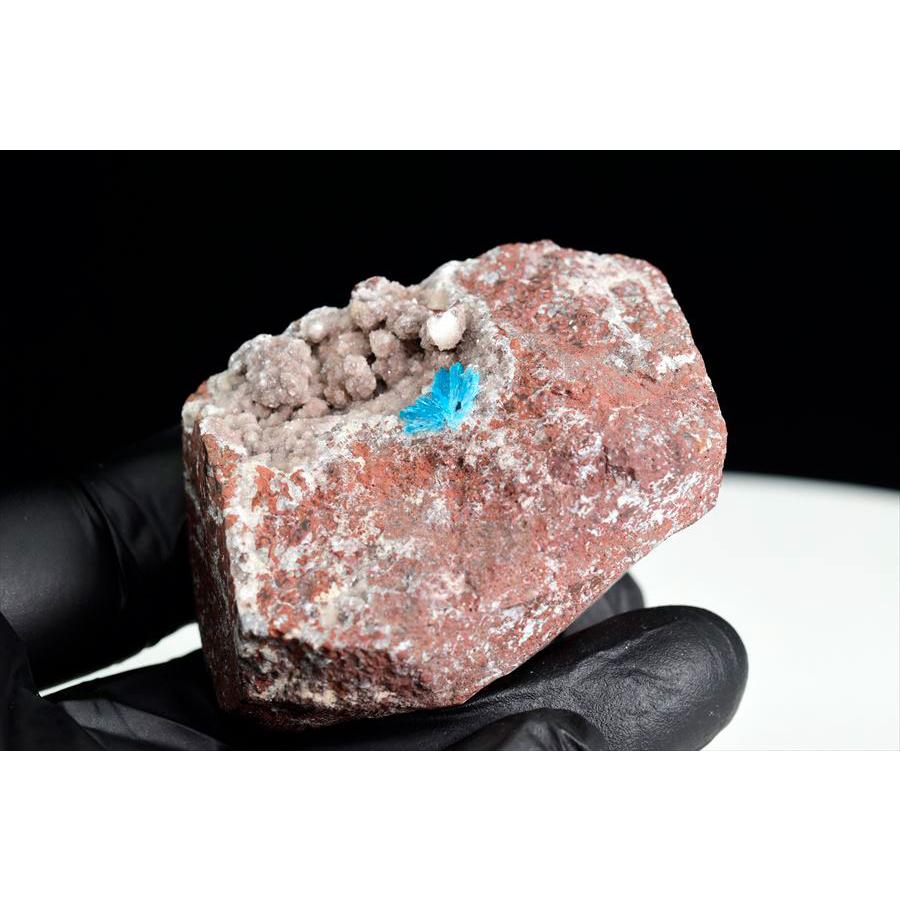 カバンサイト カバンシ石 結晶 原石 母岩付き (約141.8g) インド
