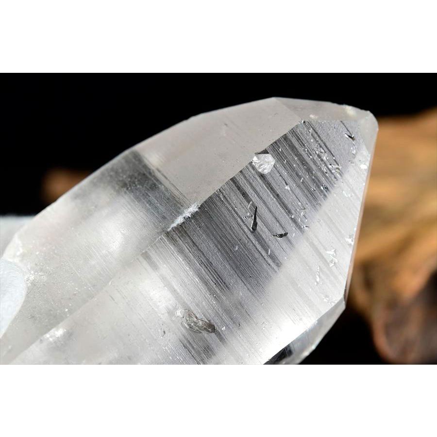 レムリアンシード クリスタル ポイント (約230.2g) ブラジル ミナスジェライス州 セラ・デ・カブラル ホアキンフェリーシオ産 水晶 単結晶 シングルポイント_3