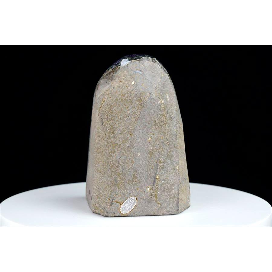 アメジスト クラスター カットベース ポリッシュエッジ (約748.5g