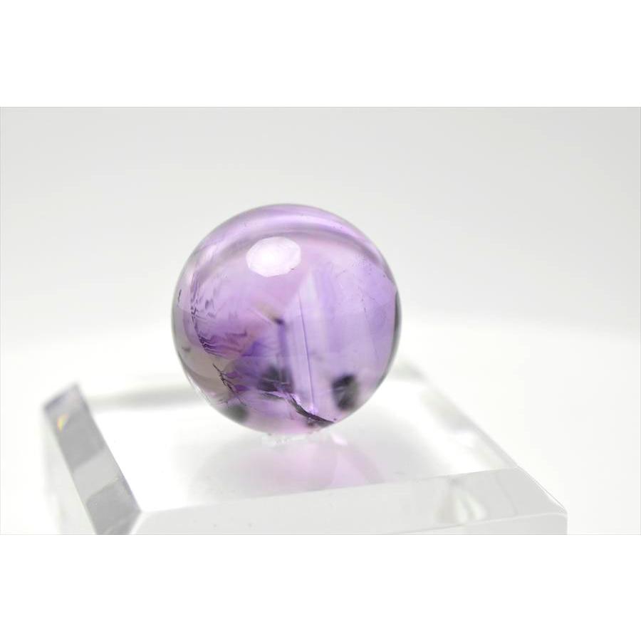 ロマネサイトインアメジスト ファントム 丸玉 (約27mm珠) ブラジル産 花入り アメジスト タンブル 紫水晶 スフィア 天然石 パワーストーン 握り石 |  | 03